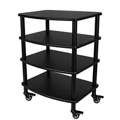 KOZMOS KS-AR001 Tekerlek Opsiyonlu Hi-Fi Rack Stand Siyah